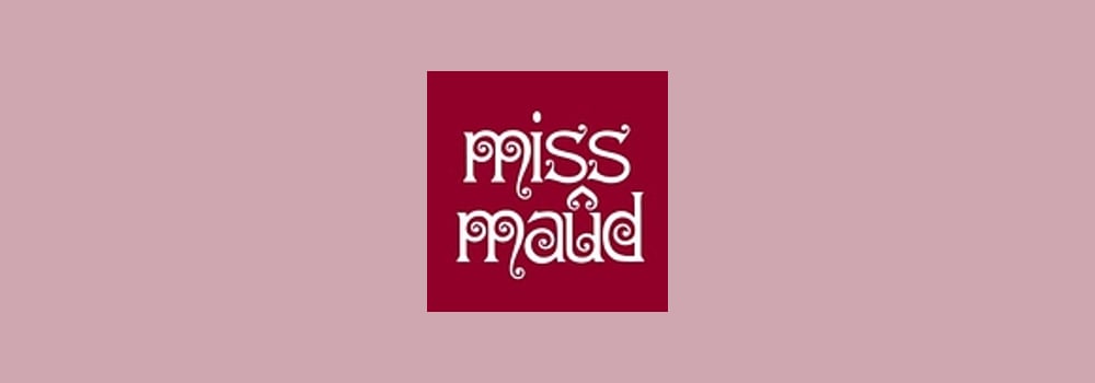 Miss Maud brand banner