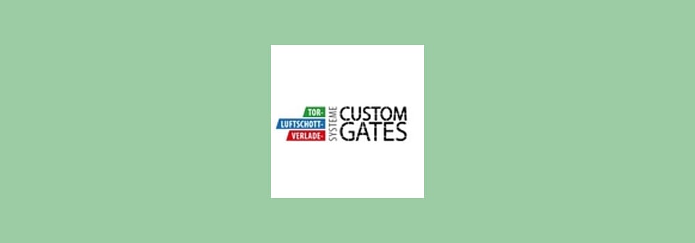 Customgates AG brand banner