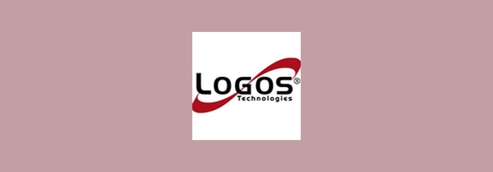 Logos Technologies brand banner