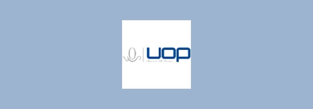 UOP S.p.A. brand banner