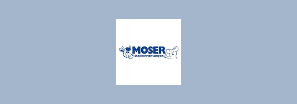 Moser Stalleinrichtungen AG brand banner