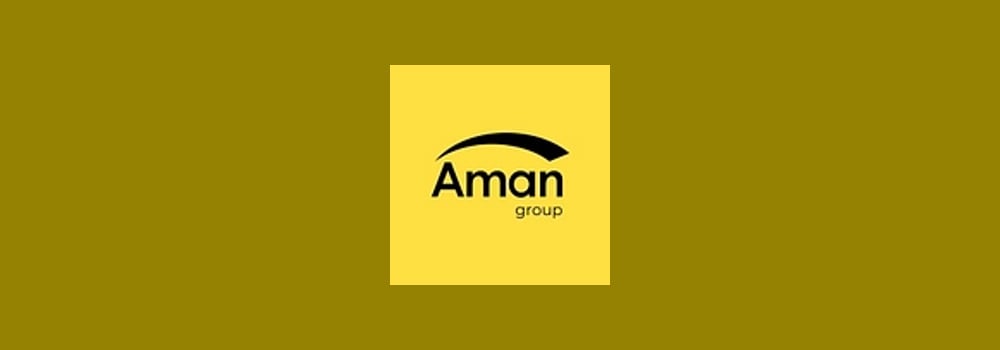 Aman Group brand banner