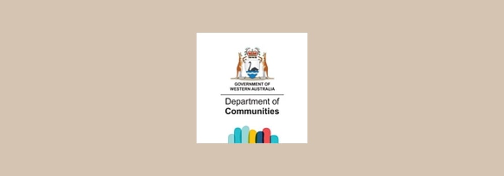 Department of Communities WA brand banner
