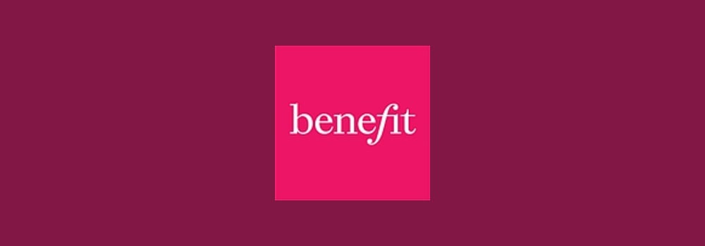 Benefit Cosmetics brand banner