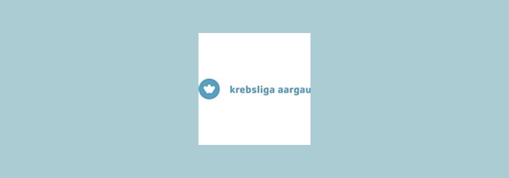 Krebsliga Aargau brand banner