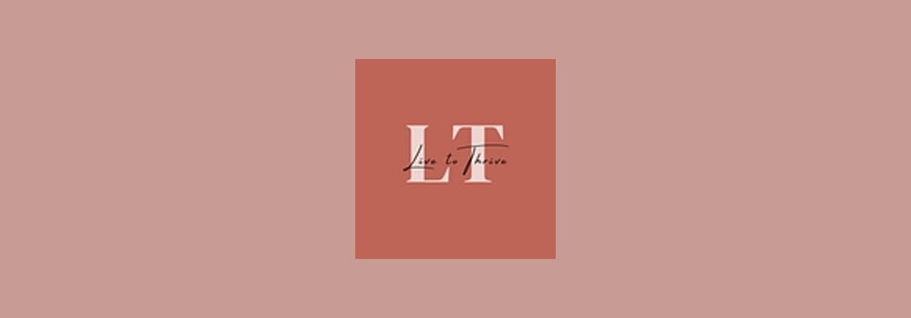 Live To Thrive brand banner