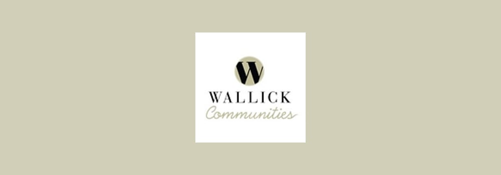 Wallick Communities brand banner