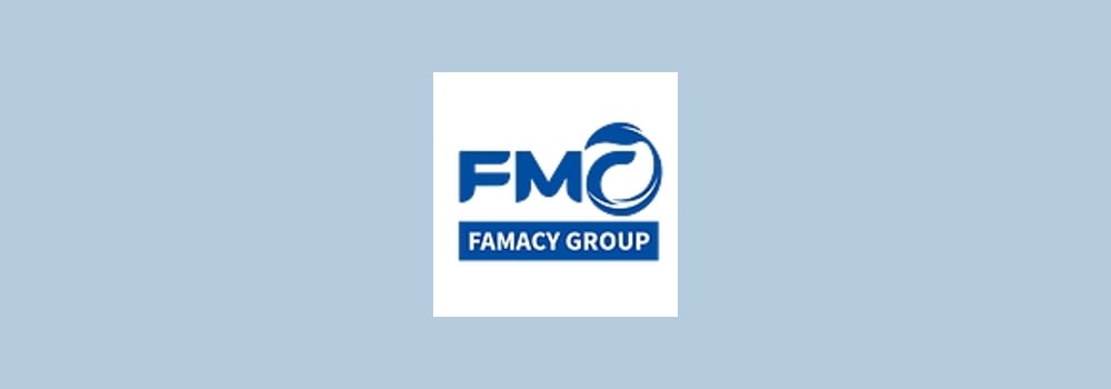 Famacy Glass brand banner