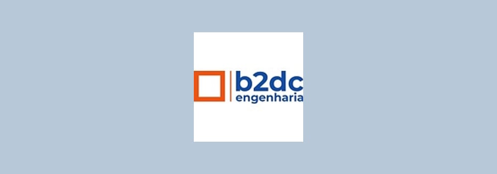 B2DC Engenharia brand banner