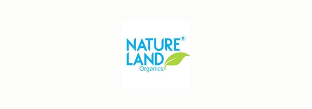 Natureland Organics brand banner