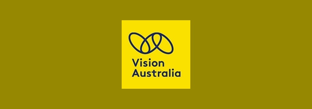 Vision Australia brand banner