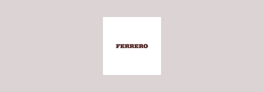 Ferrero brand banner