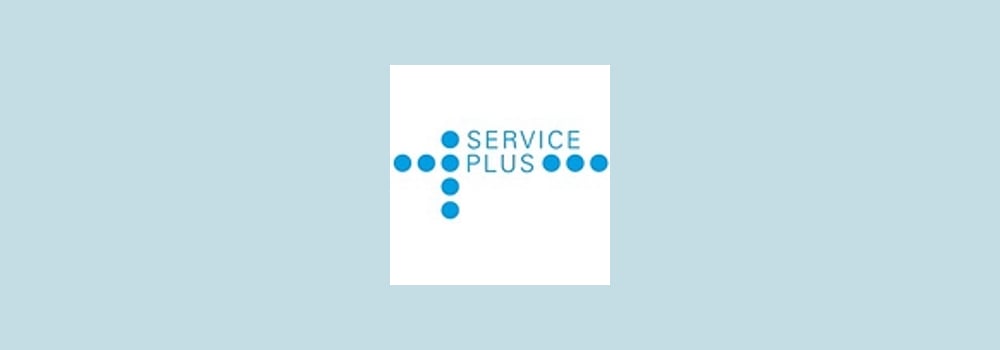 SERVICE plus GmbH brand banner
