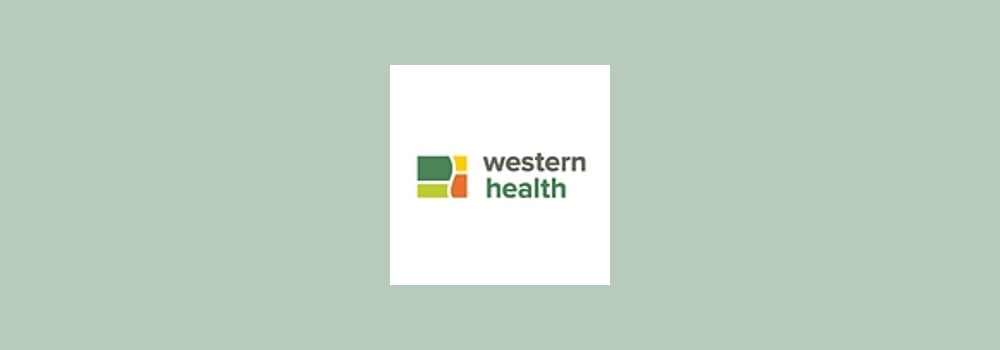 Western Health brand banner