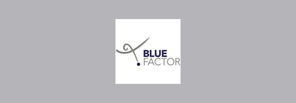 Blue Factor S.p.A. brand banner